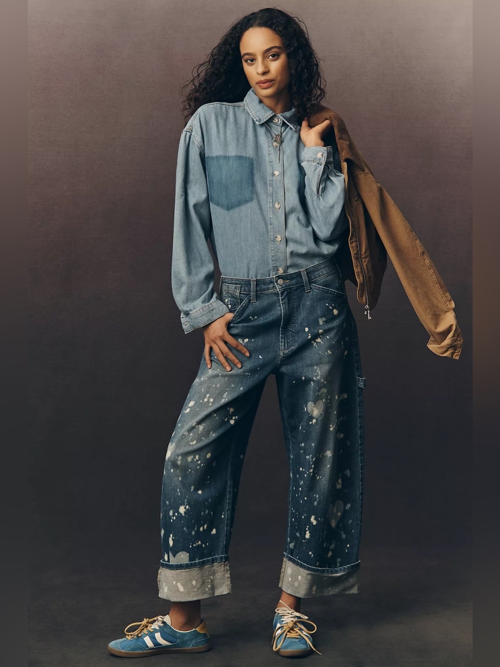 Anthropologie Pilcro The Kayden Heart Barrel Carpenter Jeans by Pilcro Size 25 - Picture 3 of 12